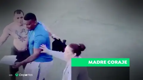 La 'madre coraje' defiende a Kevin tras su intento de agresión a un árbitro La 'madre coraje' defiende a Kevin tras su intento de agresión a un árbitro