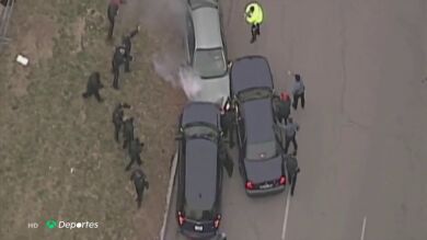 Persecución policial en pleno desfile de los Kansas Chiefs tras ganar la Super Bowl