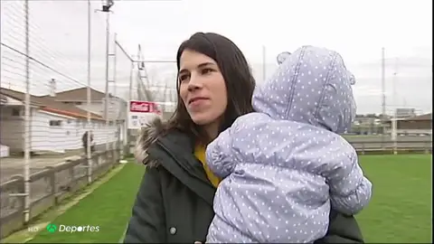 Maider Irisarri, madre y jugadora de Osasuna: "Tuve una acogida muy positiva... fue emoción y alegría" Maider Irisarri, madre y jugadora de Osasuna: "Tuve una acogida muy positiva... fue emoción y alegría"
