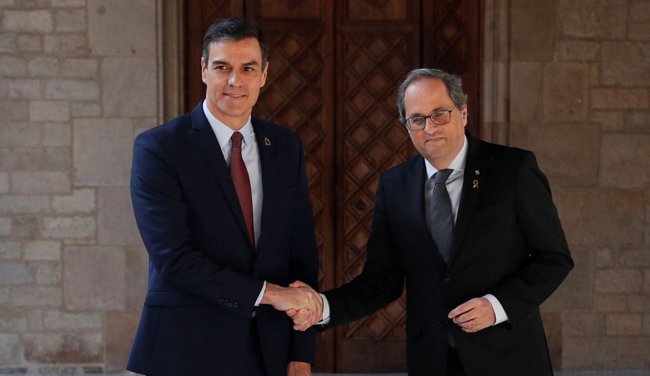 Pedro Sánchez y Quim Torra Pedro Sánchez y Quim Torra