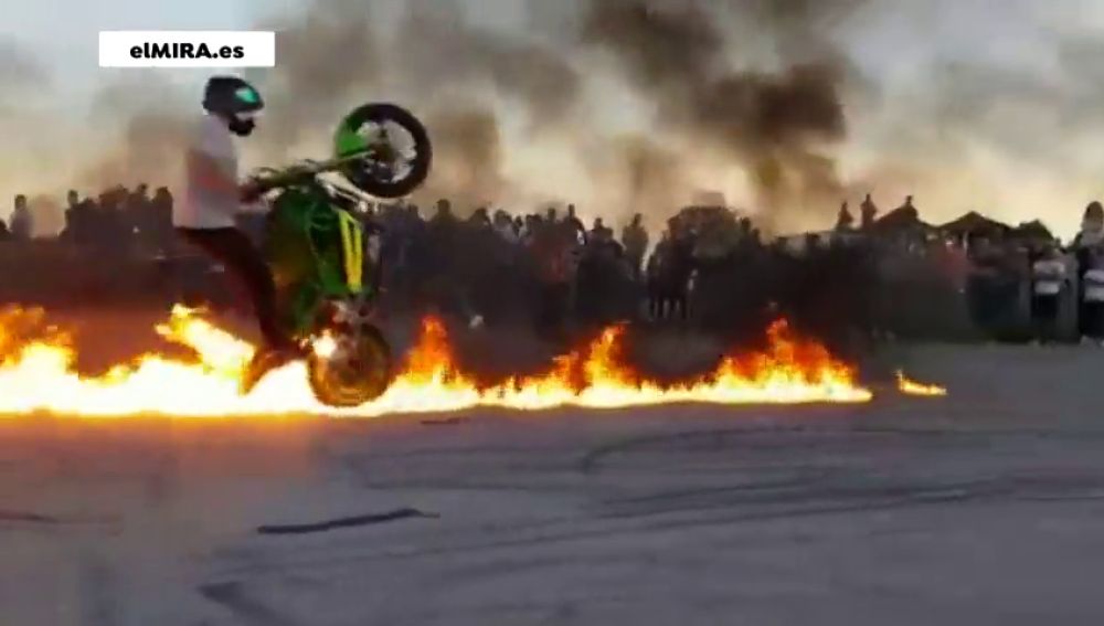 Denuncian carreras ilegales de motos en Jerez todos los fines de semana