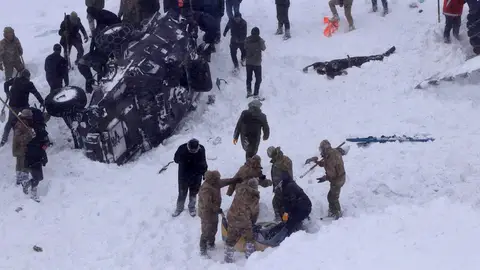 Avalancha de nieve en Turquía Avalancha de nieve en Turquía
