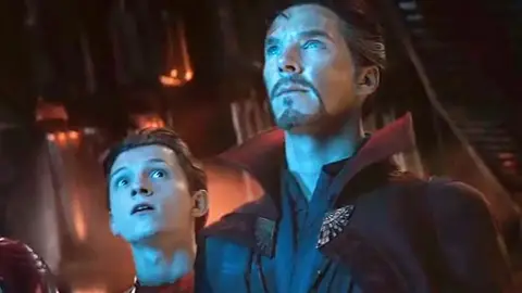 SpiderMan y Doctor Strange en 'Vengadores: Endgame' SpiderMan y Doctor Strange en 'Vengadores: Endgame'