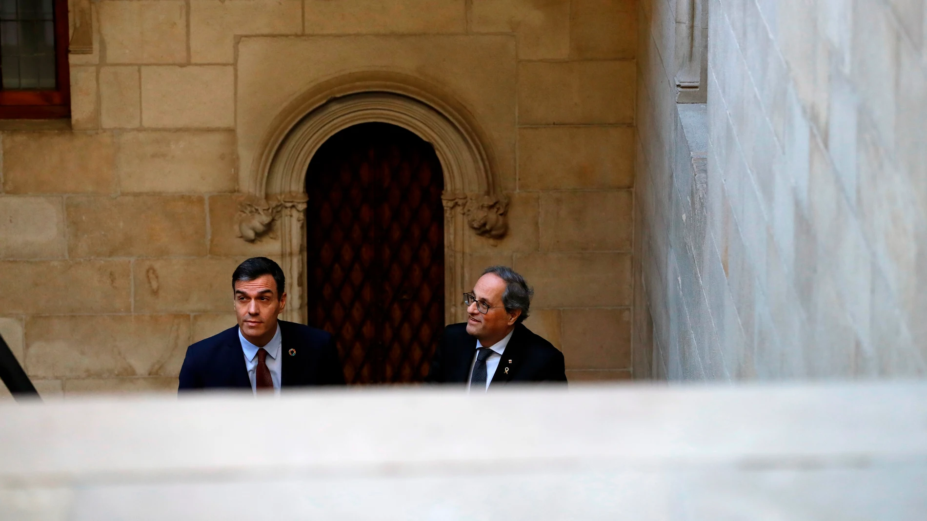 Pedro Sánchez y Quim Torra Pedro Sánchez y Quim Torra
