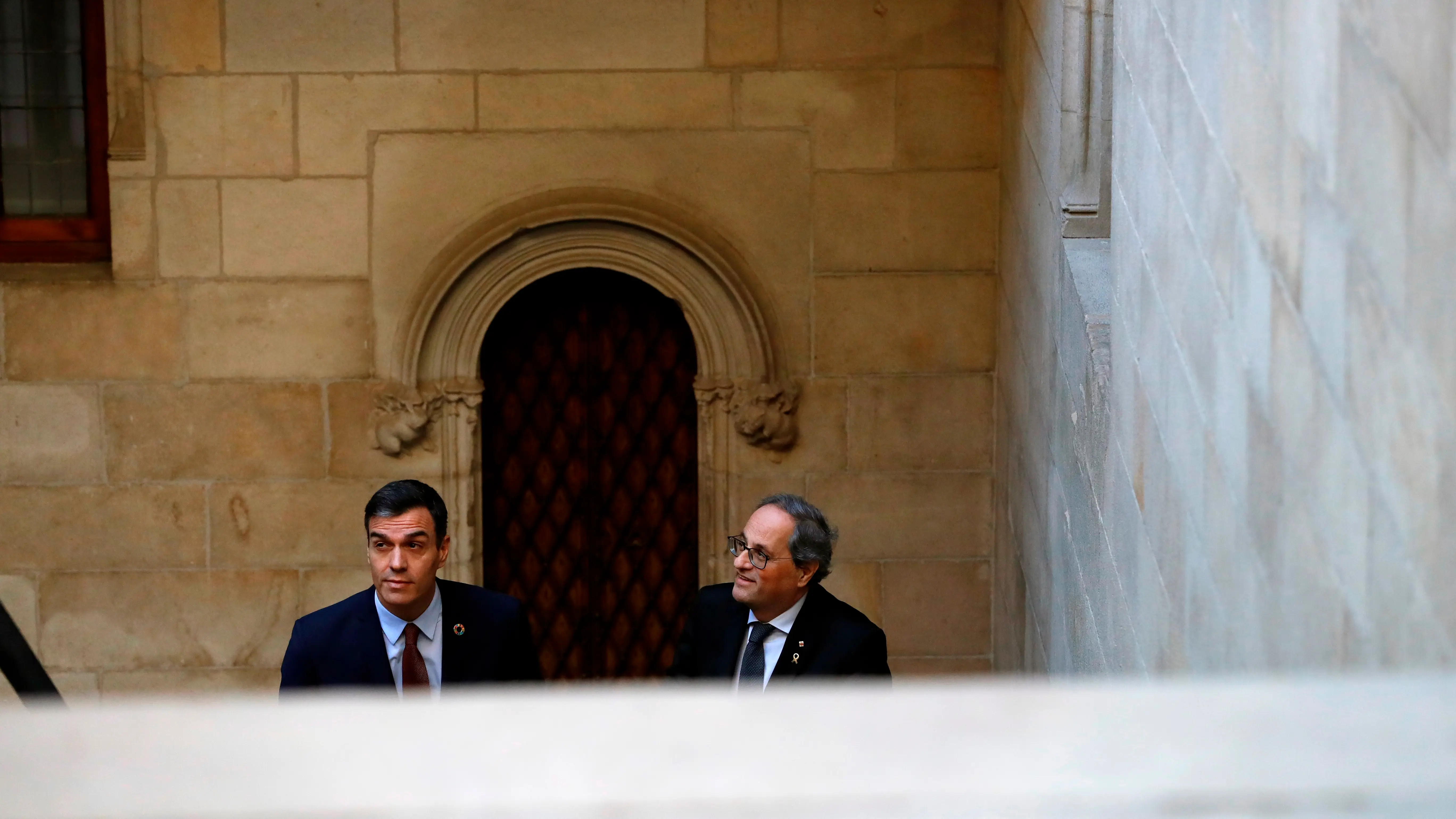 Pedro Sánchez y Quim Torra Pedro Sánchez y Quim Torra
