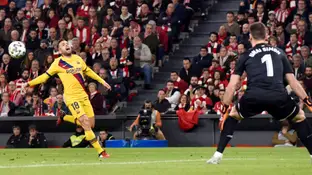 Jordi Alba, durante el partido contra el Athletic Jordi Alba, durante el partido contra el Athletic