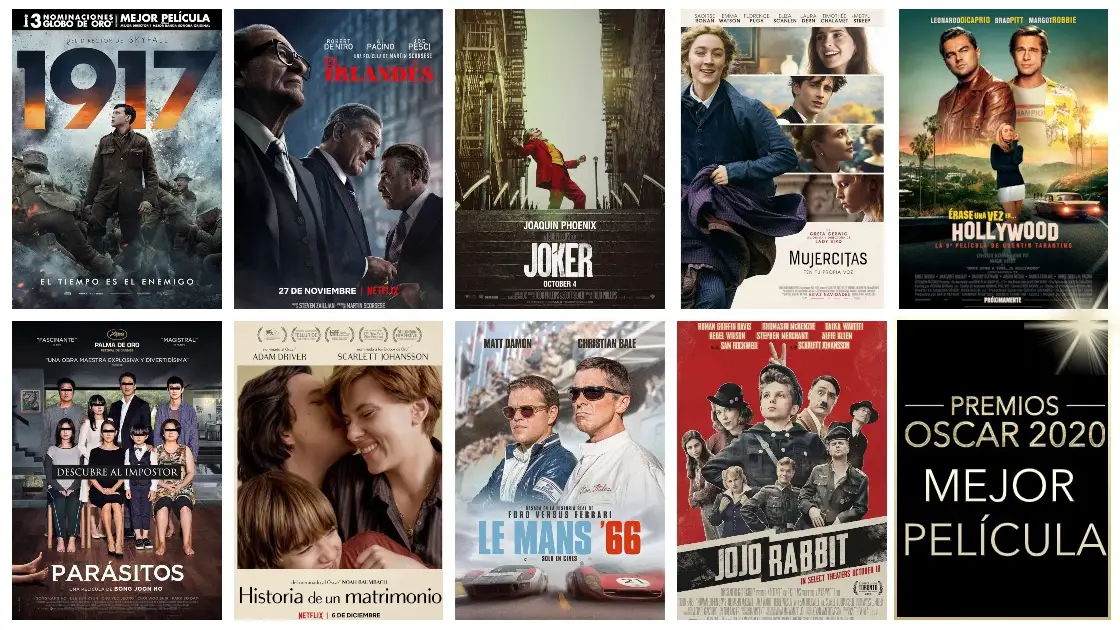 Premios Oscar 2020: Nominadas a mejor película en los Oscar Premios Oscar 2020