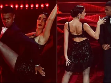 Georgina Rodriguez bailando un tango en el Festival de San Remo Georgina Rodriguez bailando un tango en el Festival de San Remo