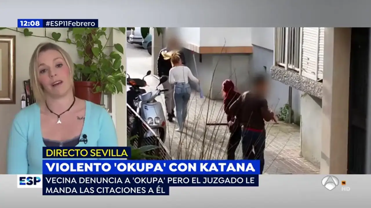 El calvario de unos vecinos de Sevilla por el conflictivo 'okupa de la catana'