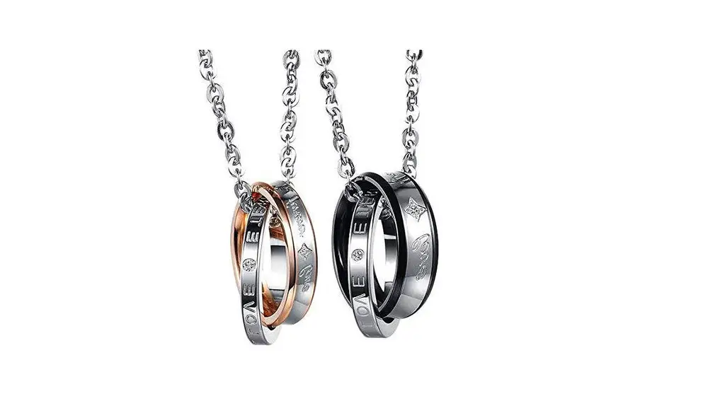 Colgante para parejas de enamorados