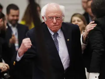 El candidato Bernie Sanders El candidato Bernie Sanders