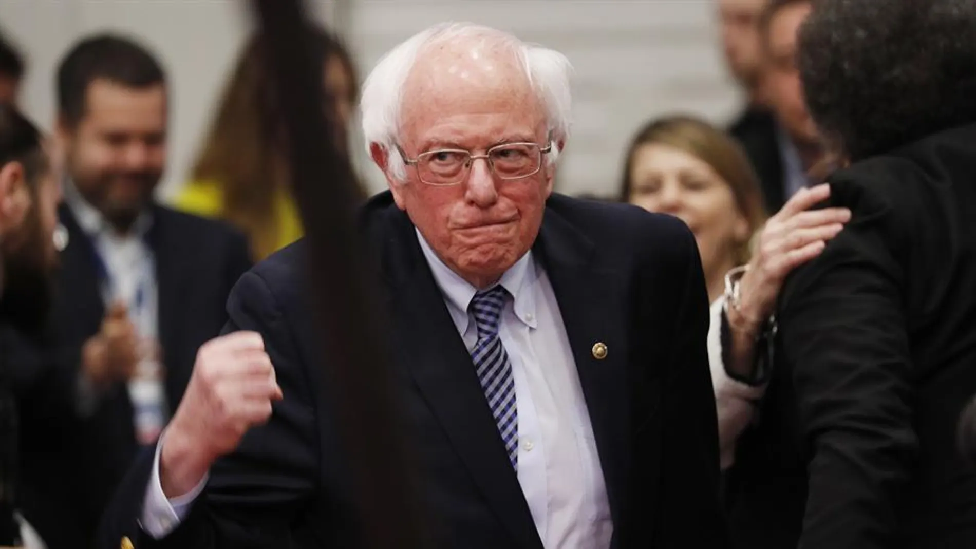 El candidato Bernie Sanders El candidato Bernie Sanders