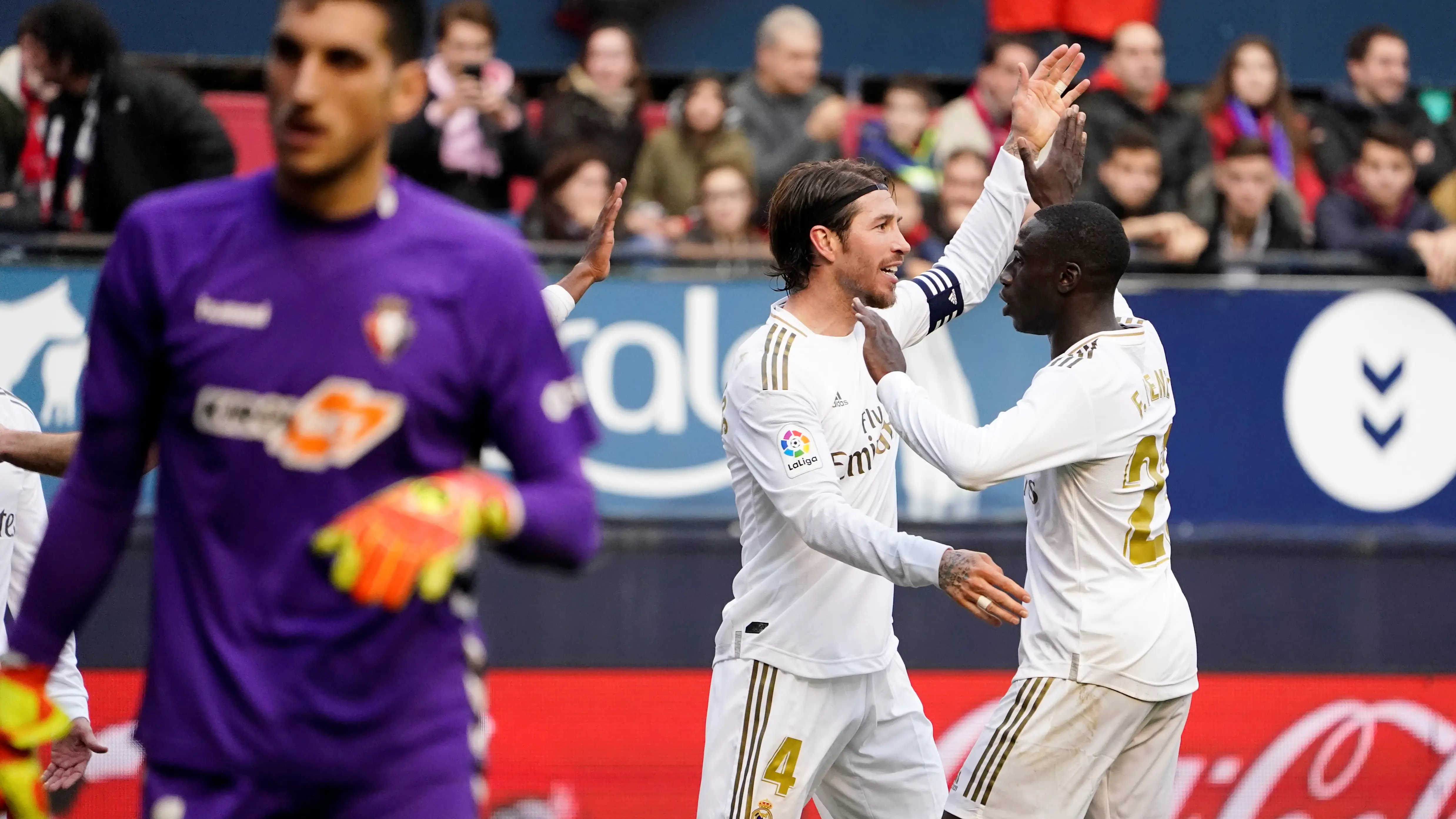 Sergio Ramos, en El Sadar Sergio Ramos, en El Sadar