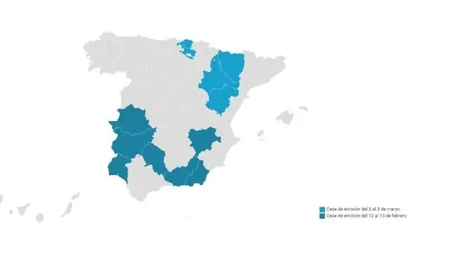 Mapa Apagón TDT TDT