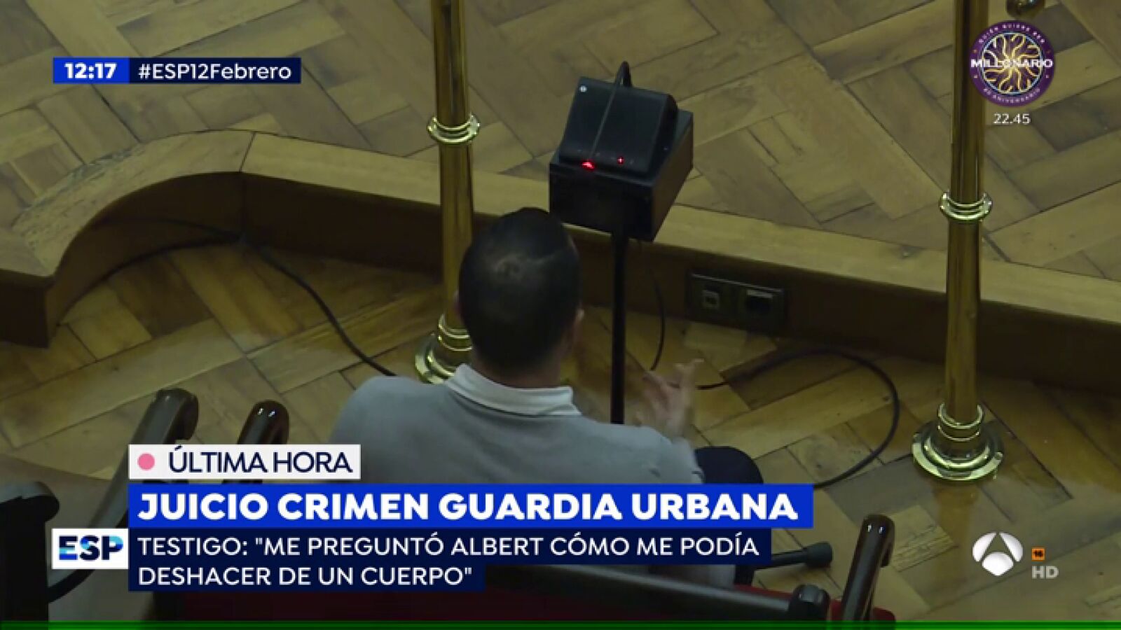 Un testigo del crimen de la 'Guardia Urbana' rompe a llorar ante el jurado: 