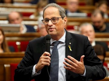 El presidente de la Generalitat, Quim Torra