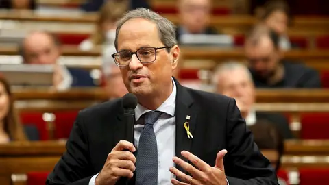 El presidente de la Generalitat, Quim Torra El presidente de la Generalitat, Quim Torra