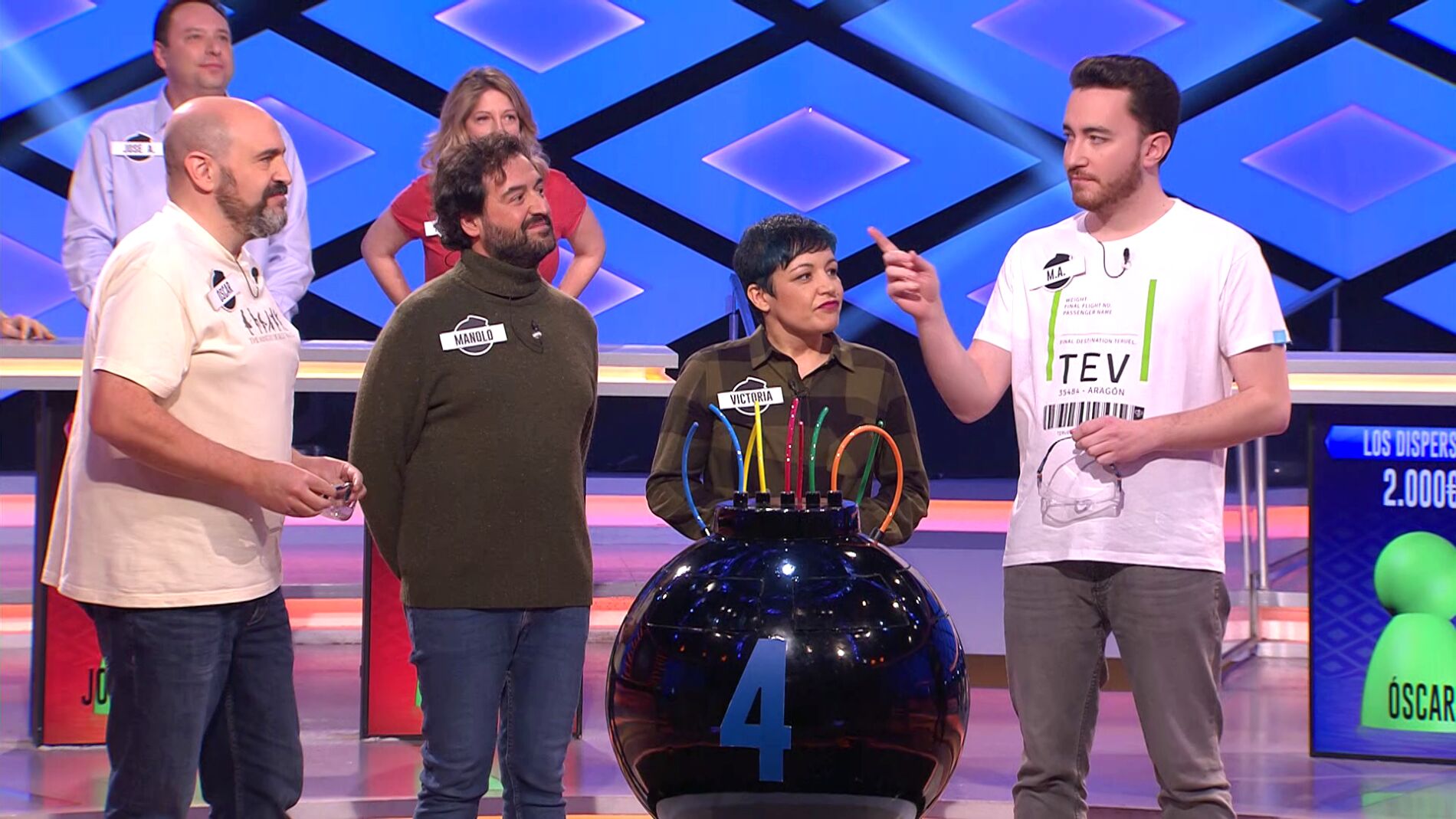 El incre&iacute;ble '&iexcl;Boom!' en el que no explota ni una bomba: doble pleno, de 'Los dispersos' y 'Los 4 elementos'