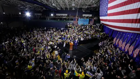 Acto de Bernie Sanders en Nuevo Hampshire Acto de Bernie Sanders en Nuevo Hampshire