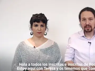 Teresa Rodríguez pacta con Pablo Iglesias su salida de Podemos Teresa Rodríguez pacta con Pablo Iglesias su salida de Podemos