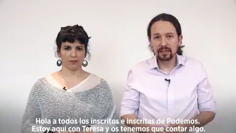 Teresa Rodríguez pacta con Pablo Iglesias su salida de Podemos Teresa Rodríguez pacta con Pablo Iglesias su salida de Podemos