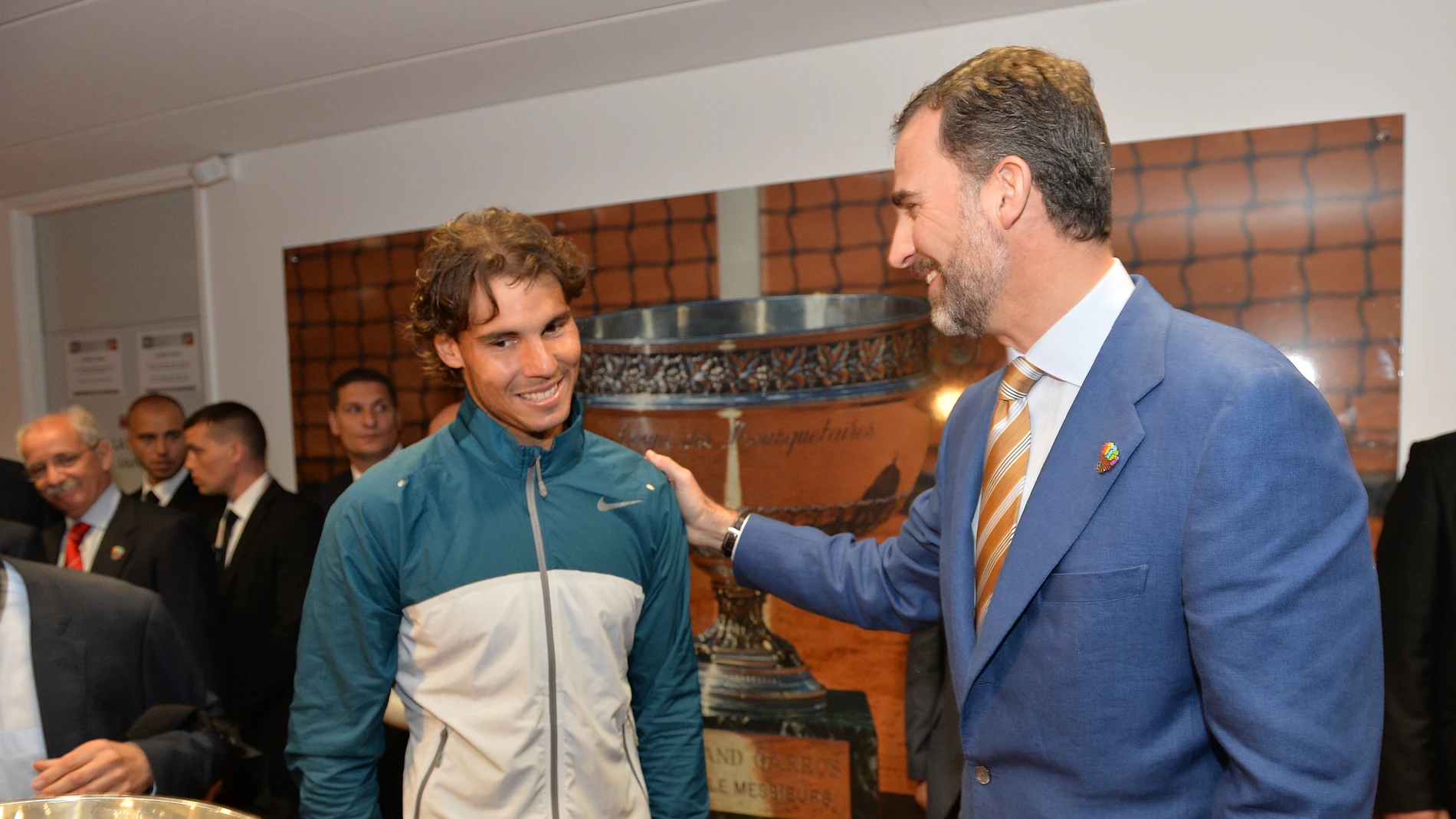 Felipe VI y Rafa Nadal en 2013 Felipe VI y Rafa Nadal en 2013