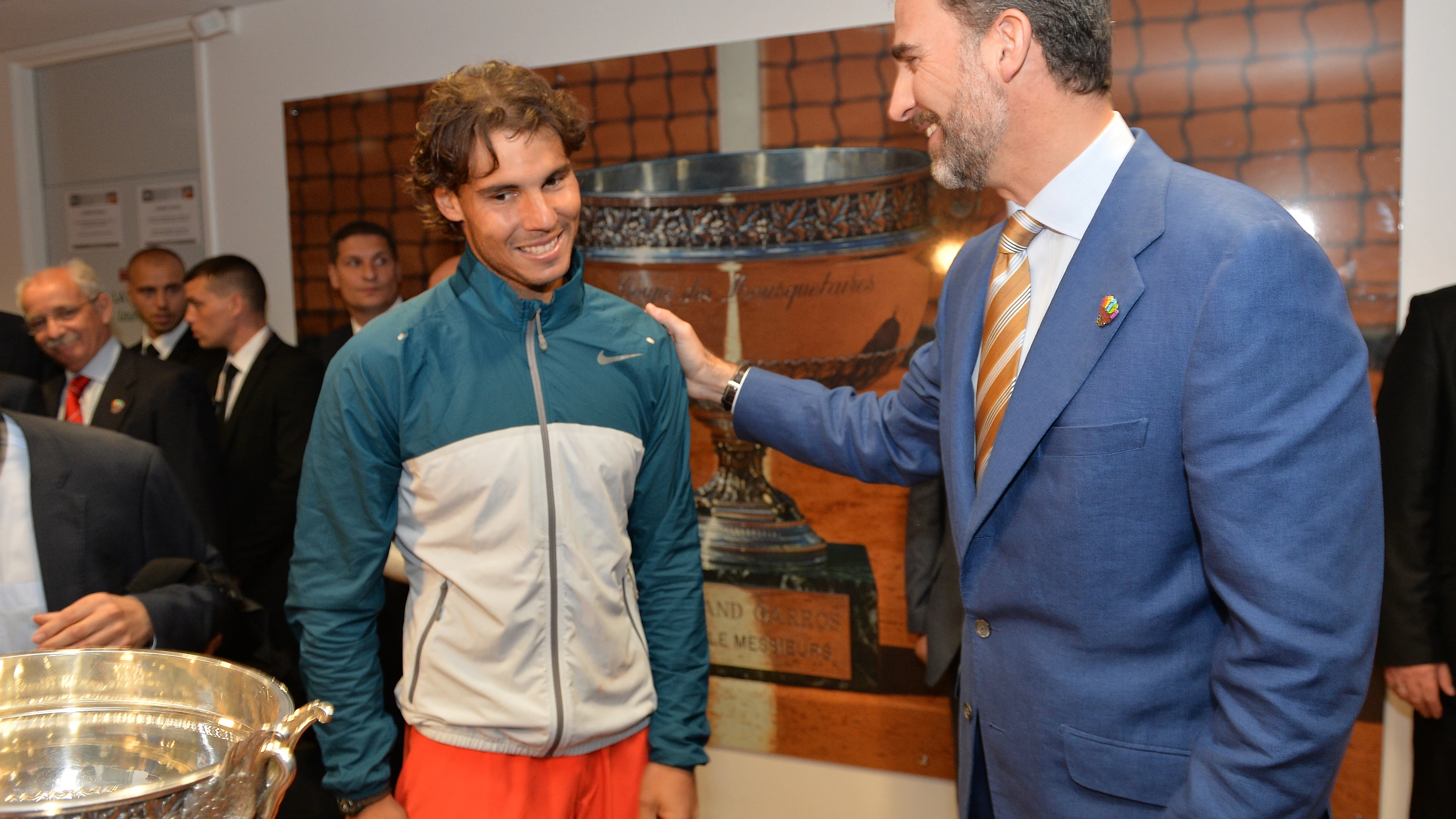 Felipe VI y Rafa Nadal en 2013 Felipe VI y Rafa Nadal en 2013
