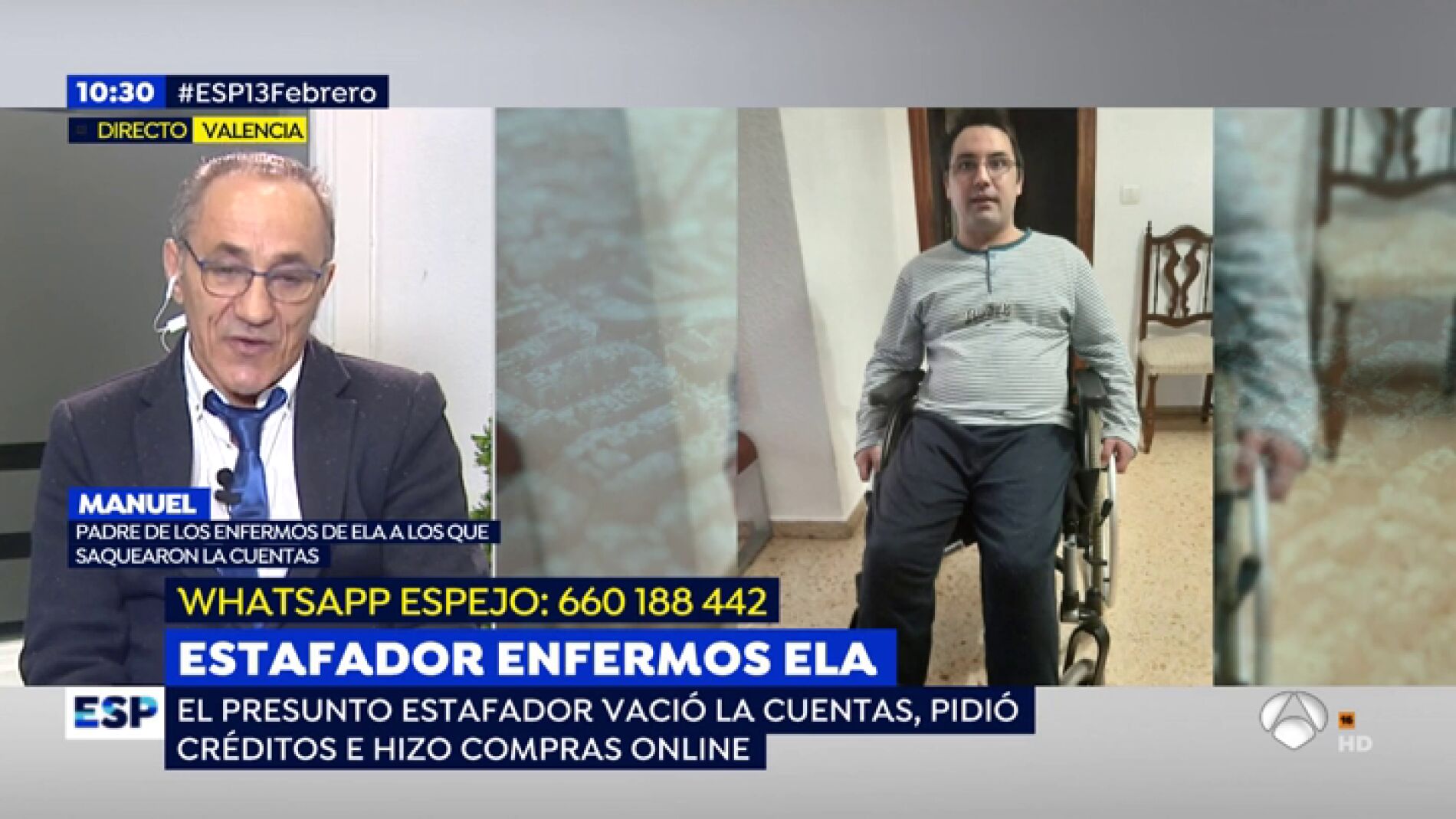 Enfermos de ELA estafados