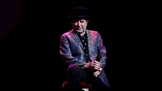 Joaqu&iacute;n Sabina durante un concierto