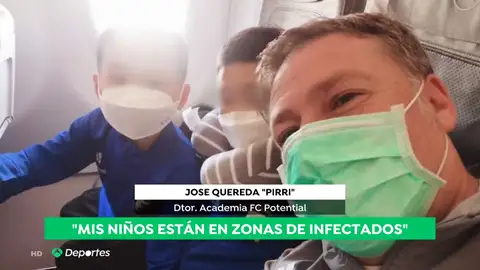 José Quereda, entrenador de fútbol en Corea del Sur: "Mis niños están en zonas de infectados" José Quereda, entrenador de fútbol en Corea del Sur: "Mis niños están en zonas de infectados"