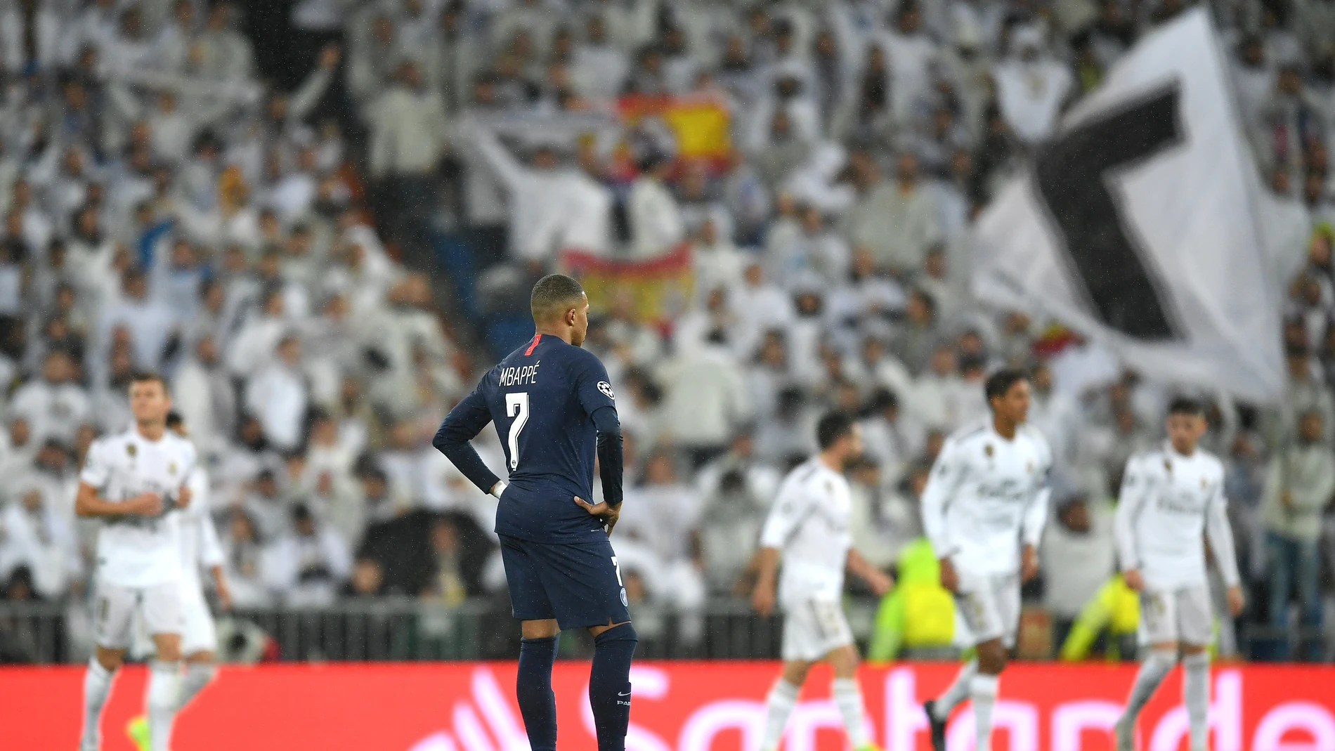 Mbappé en el Santiago Bernabéu Mbappé en el Santiago Bernabéu