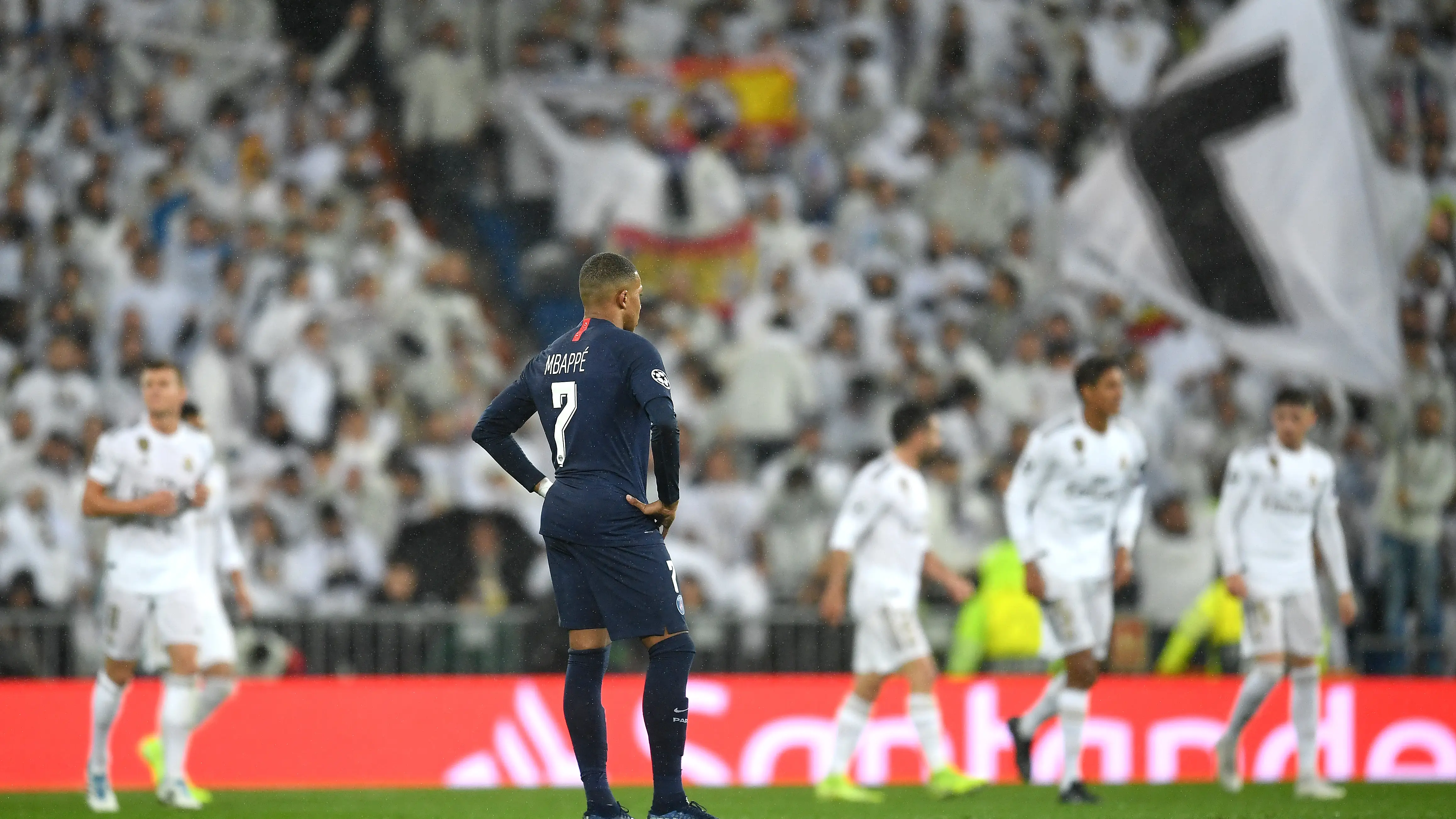 Mbappé en el Santiago Bernabéu Mbappé en el Santiago Bernabéu
