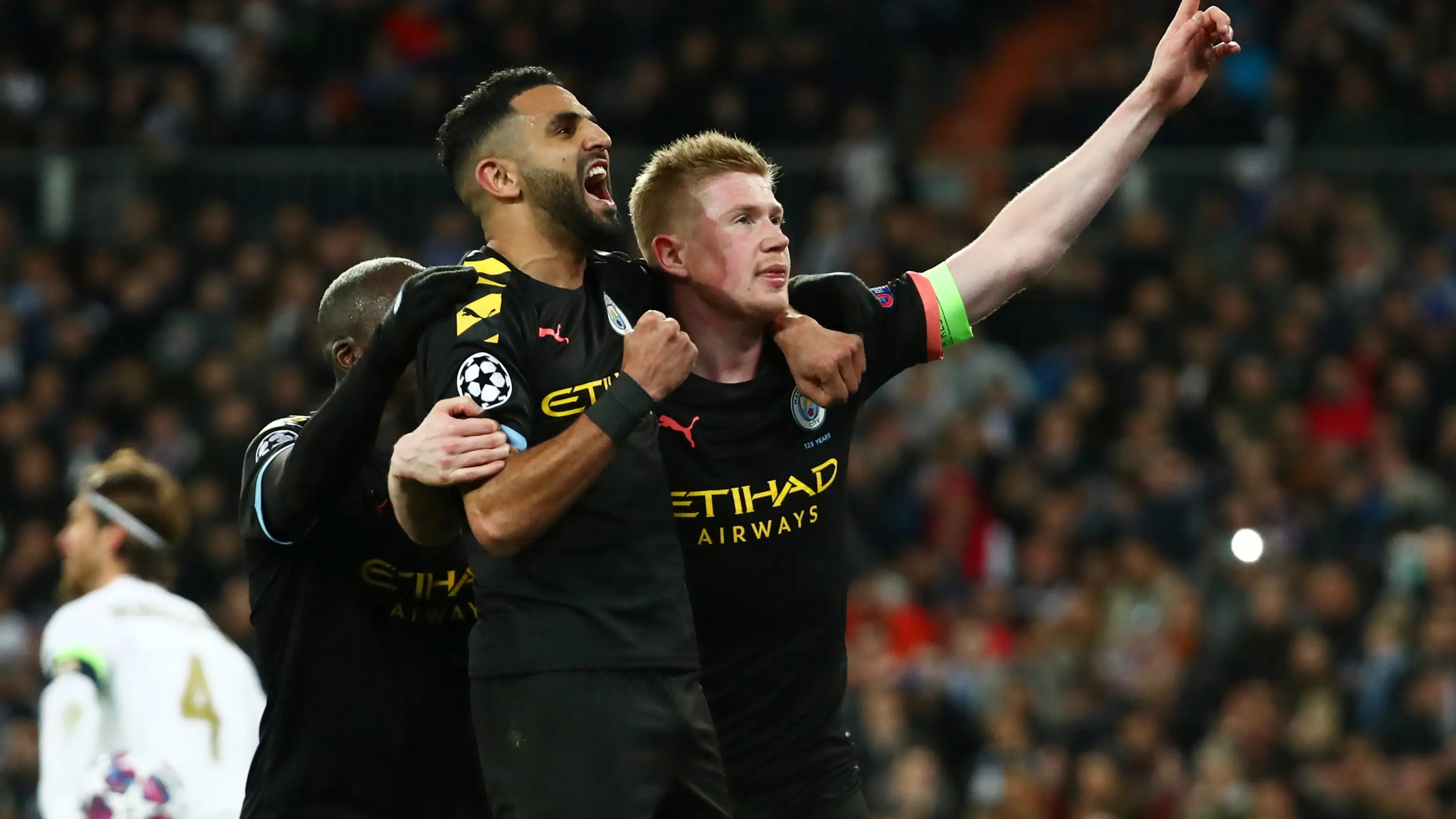 Kevin de Bruyne celebra un gol en el Bernabéu Kevin de Bruyne celebra un gol en el Bernabéu