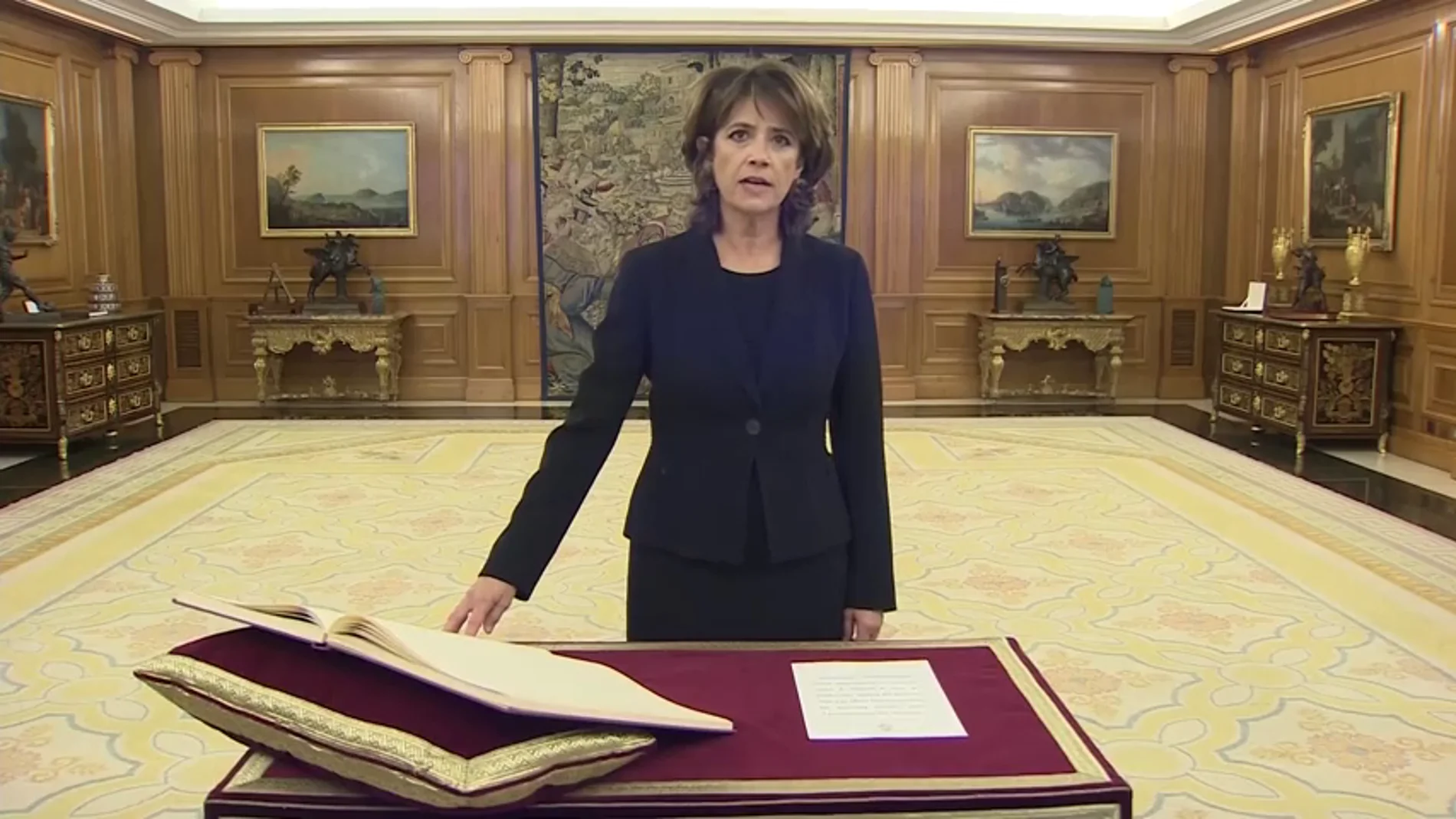 Dolores Delgado toma posesión de la Fiscalía General del Estado Dolores Delgado toma posesión de la Fiscalía General del Estado