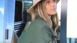 María Pombo, de safari en Kenia Kenia