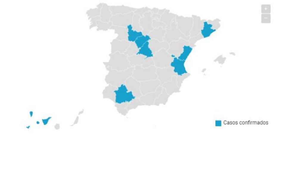 23 casos de coronavirus confirmados en España