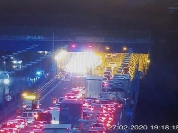 23 heridos en un accidente en la M50 en Madrid