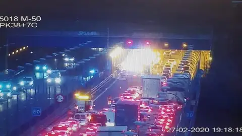 23 heridos en un accidente en la M50 en Madrid 23 heridos en un accidente en la M50 en Madrid