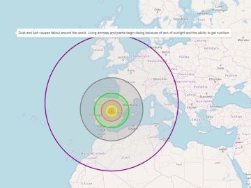 Una web te muestra qué pasaría si un asteroide impactara en tu ciudad