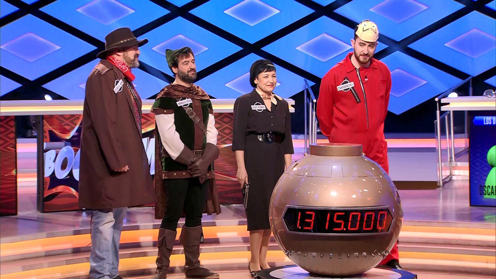 'Los dispersos' cumplen 100 programas en '&iexcl;Boom!' y se convierten por un d&iacute;a en 'Los foragidos' 