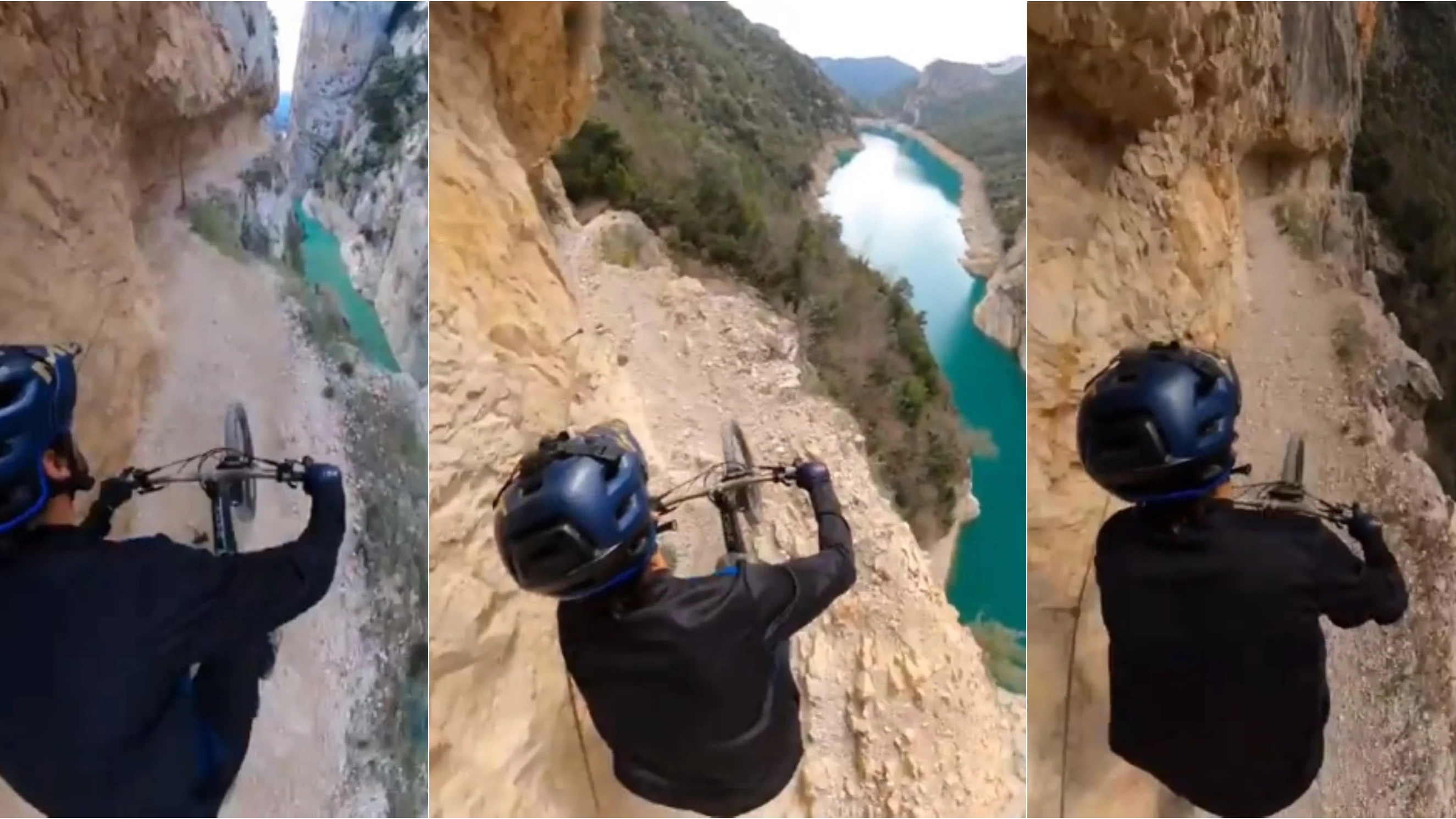 Kilian Bron y su vertiginoso descenso con su MTB Kilian Bron y su vertiginoso descenso con su MTB