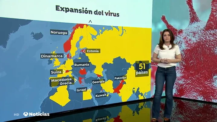 Todos los continentes menos la Ant&aacute;rtida tienen enfermos contagiados por coronavirus