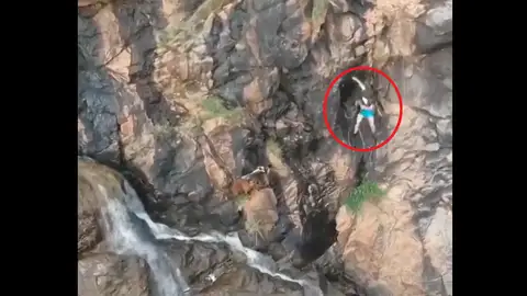 Brutal caída Brutal caída