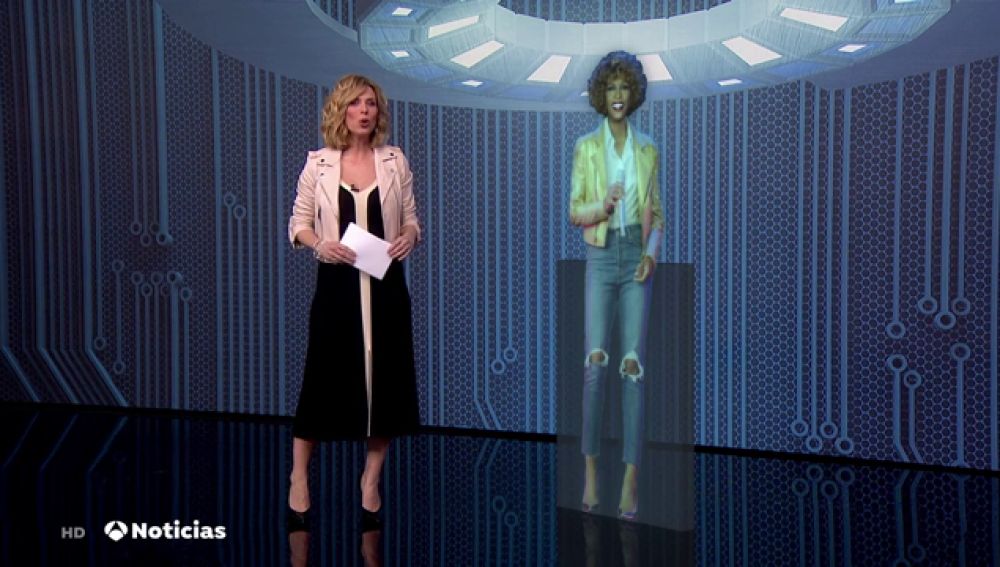 Un holograma trae de vuelta a los escenarios a Whitney Houston