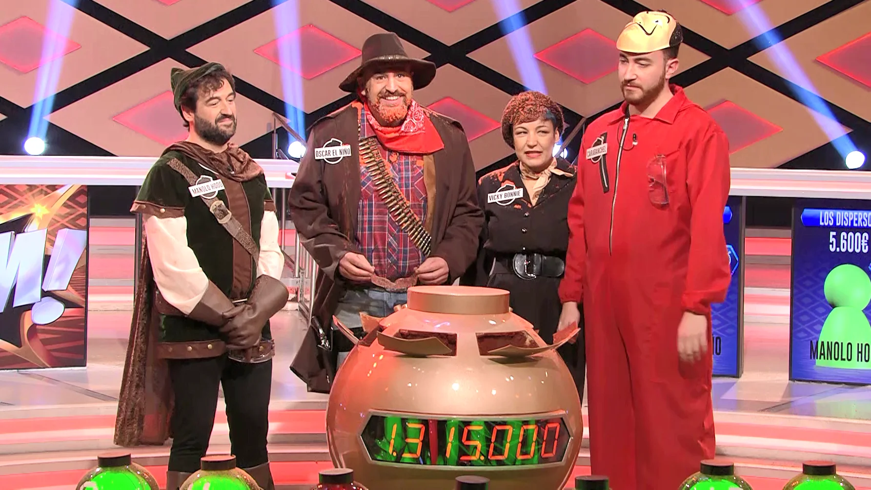 'Los dispersos', al borde de celebrar con el bote su programa 100 en '¡Boom!' 'Los dispersos', al borde de celebrar con el bote su programa 100 en '¡Boom!'