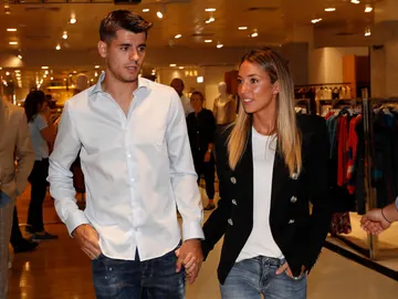 Álvaro Morata y Alice Campello Álvaro Morata y Alice Campello