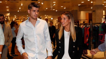 Álvaro Morata y Alice Campello Álvaro Morata y Alice Campello