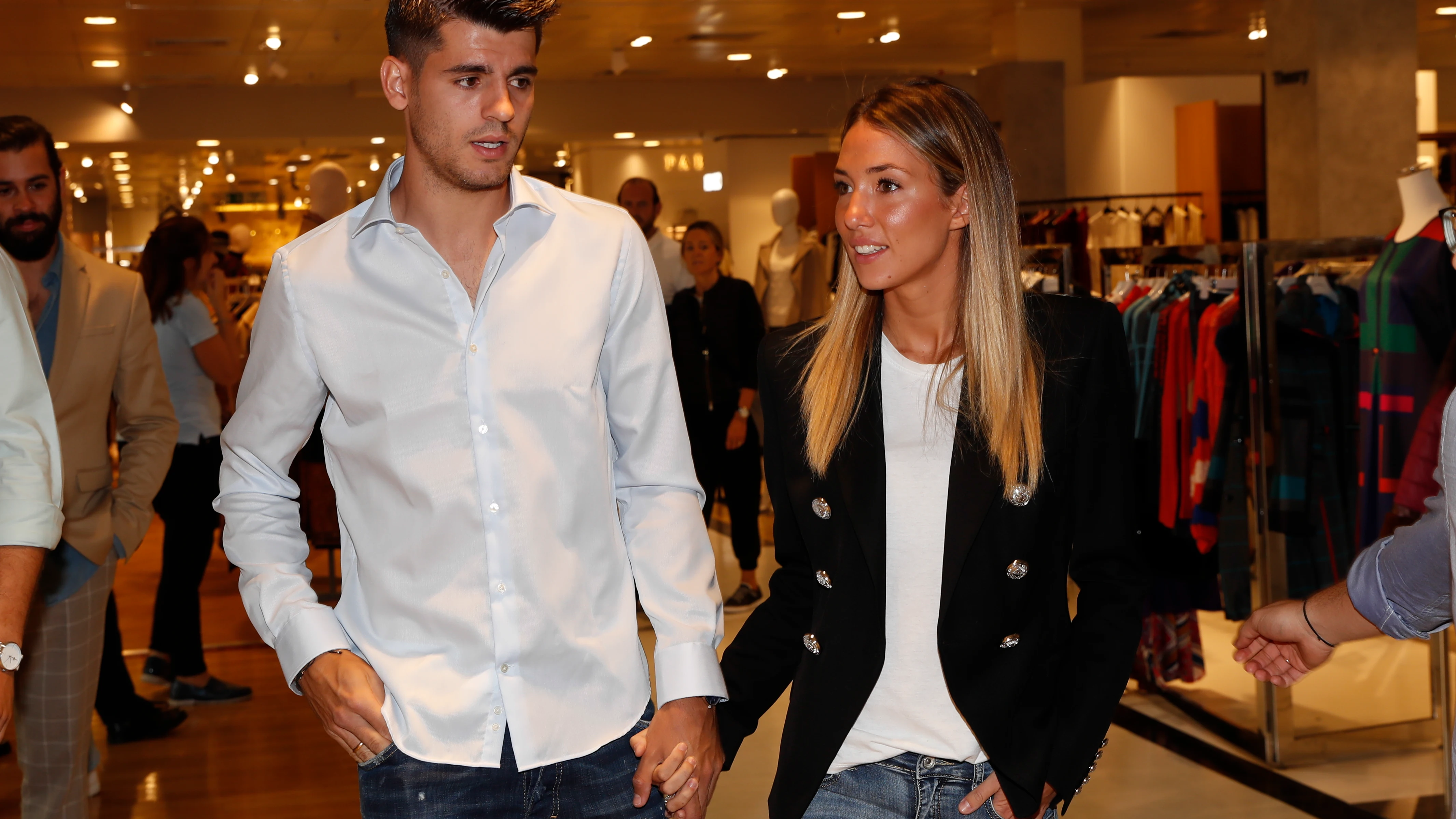 Álvaro Morata y Alice Campello Álvaro Morata y Alice Campello
