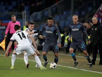 Taulant Xhaka, en un partido del Basilea Taulant Xhaka, en un partido del Basilea