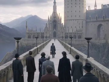 Team Dumbledore al final de 'Animales Fantásticos 2' Team Dumbledore al final de 'Animales Fantásticos 2'